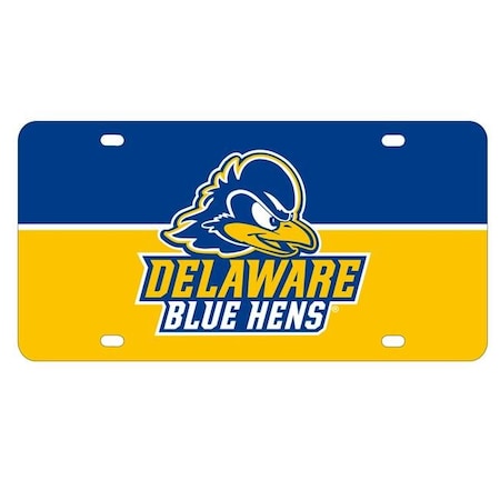 R & R Imports LP-C-DEL19 Delaware Blue Hens Metal License Plate